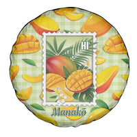 Aloha Hawaii Manako Palaka Motifs Spare Tire Cover Hawaiian Mango Stylized Stamp LT14 - Polynesian Pride