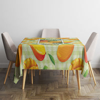 Aloha Hawaii Manako Palaka Motifs Tablecloth Hawaiian Mango Stylized Stamp LT14 - Polynesian Pride