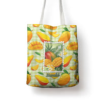Aloha Hawaii Manako Palaka Motifs Tote Bag Hawaiian Mango Stylized Stamp LT14 - Polynesian Pride
