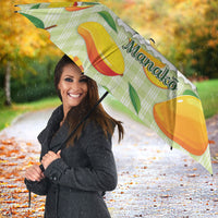 Aloha Hawaii Manako Palaka Motifs Umbrella Hawaiian Mango Stylized Stamp LT14 - Polynesian Pride