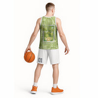 Aloha Hawaii Ulu Palaka Motifs Basketball Jersey Hawaiian Breadfruit Stylized Stamp LT14 - Polynesian Pride