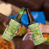 Aloha Hawaii Ulu Palaka Motifs 4 in 1 Can Cooler Tumbler Hawaiian Breadfruit Stylized Stamp LT14 - Polynesian Pride