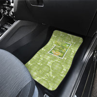 Aloha Hawaii Ulu Palaka Motifs Car Mats Hawaiian Breadfruit Stylized Stamp LT14 - Polynesian Pride