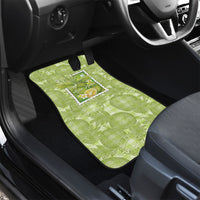 Aloha Hawaii Ulu Palaka Motifs Car Mats Hawaiian Breadfruit Stylized Stamp LT14 - Polynesian Pride