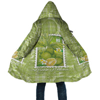 Aloha Hawaii Ulu Palaka Motifs Cloak Hawaiian Breadfruit Stylized Stamp LT14 Unisex Green - Polynesian Pride
