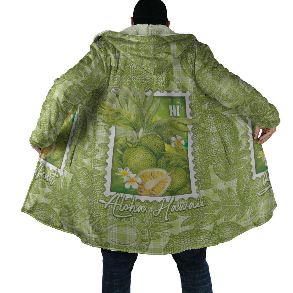 Aloha Hawaii Ulu Palaka Motifs Cloak Hawaiian Breadfruit Stylized Stamp LT14 - Polynesian Pride