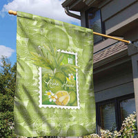 Aloha Hawaii Ulu Palaka Motifs Garden Flag Hawaiian Breadfruit Stylized Stamp LT14 - Polynesian Pride