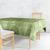 Aloha Hawaii Ulu Palaka Motifs Tablecloth Hawaiian Breadfruit Stylized Stamp LT14 - Polynesian Pride