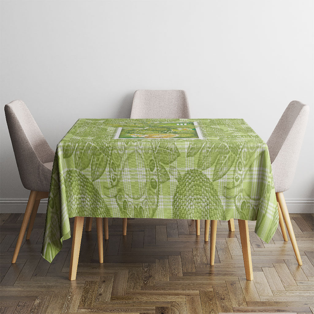 Aloha Hawaii Ulu Palaka Motifs Tablecloth Hawaiian Breadfruit Stylized Stamp LT14 - Polynesian Pride