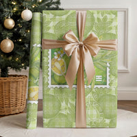 Aloha Hawaii Ulu Palaka Motifs Wrapping Paper Hawaiian Breadfruit Stylized Stamp LT14 - Polynesian Pride