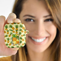 Aloha Hawaii Hala Kahiki Palaka Motifs AirPods Case Hawaiian Pineapple Stylized Stamp LT14 - Polynesian Pride
