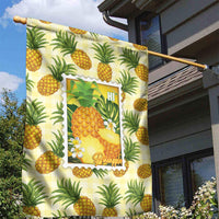 Aloha Hawaii Hala Kahiki Palaka Motifs Garden Flag Hawaiian Pineapple Stylized Stamp LT14 - Polynesian Pride