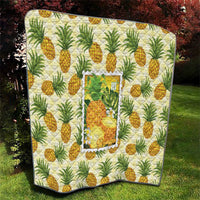 Aloha Hawaii Hala Kahiki Palaka Motifs Quilt Hawaiian Pineapple Stylized Stamp LT14 - Polynesian Pride