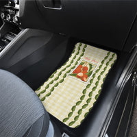 Aloha Hawaii Rambutan Palaka Motifs Car Mats Hawaiian Fruit Stylized Stamp LT14 - Polynesian Pride