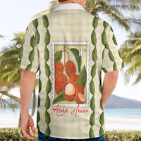 Aloha Hawaii Rambutan Palaka Motifs Hawaiian Shirt Hawaiian Fruit Stylized Stamp LT14 - Polynesian Pride