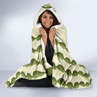 Aloha Hawaii Rambutan Palaka Motifs Hooded Blanket Hawaiian Fruit Stylized Stamp LT14 - Polynesian Pride