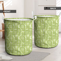 Omaomao Hawaii Breadfruit Palaka Motifs Laundry Basket LT14 - Polynesian Pride