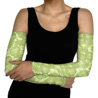 Omaomao Hawaii Breadfruit Palaka Motifs Arm Sleeves LT14 - Polynesian Pride
