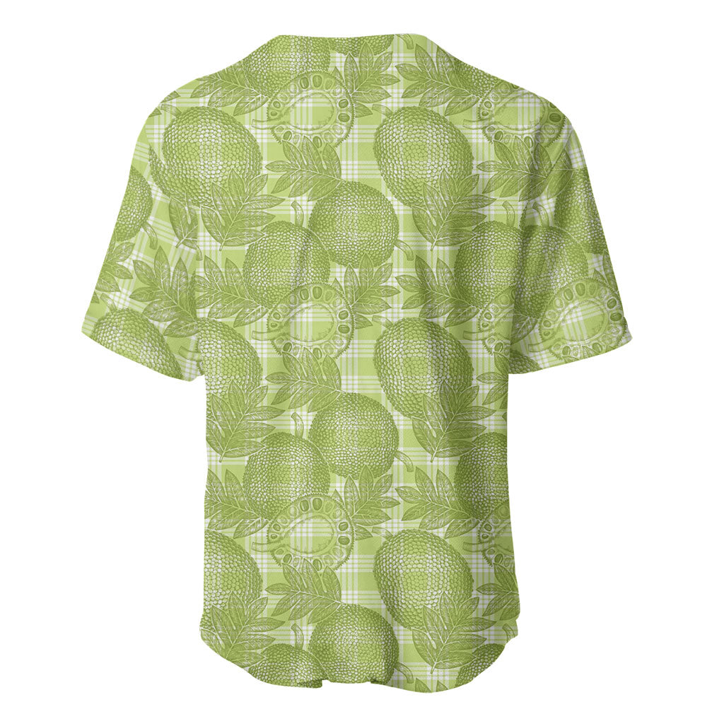 Omaomao Hawaii Breadfruit Palaka Motifs Baseball Jersey LT14 - Polynesian Pride