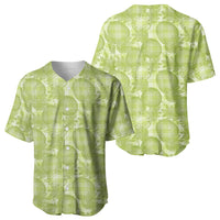Omaomao Hawaii Breadfruit Palaka Motifs Baseball Jersey LT14 - Polynesian Pride