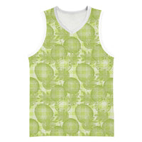 Omaomao Hawaii Breadfruit Palaka Motifs Basketball Jersey LT14 Unisex Green - Polynesian Pride