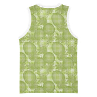Omaomao Hawaii Breadfruit Palaka Motifs Basketball Jersey LT14 - Polynesian Pride