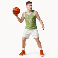 Omaomao Hawaii Breadfruit Palaka Motifs Basketball Jersey LT14 - Polynesian Pride