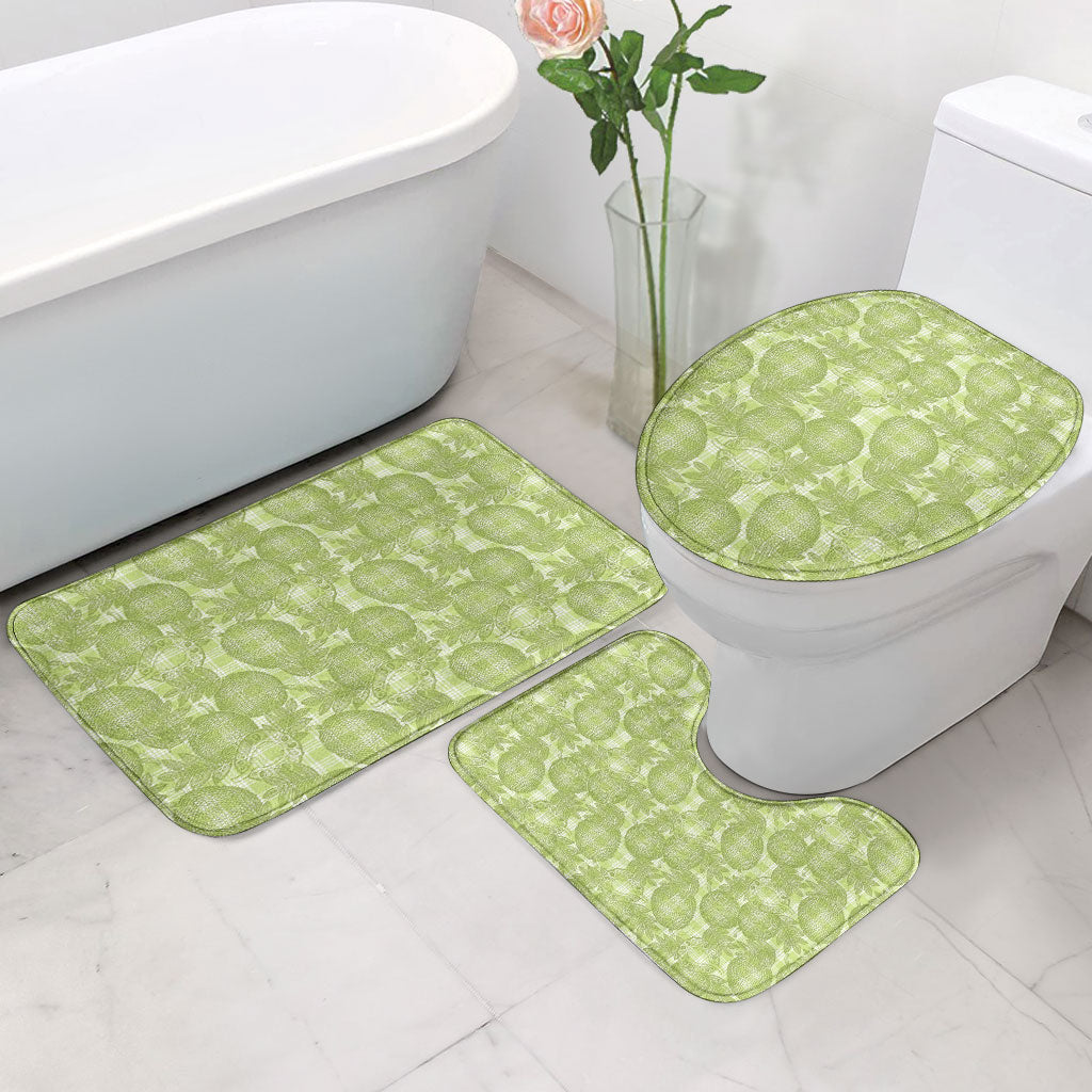 Omaomao Hawaii Breadfruit Palaka Motifs Bathroom Set LT14 - Polynesian Pride