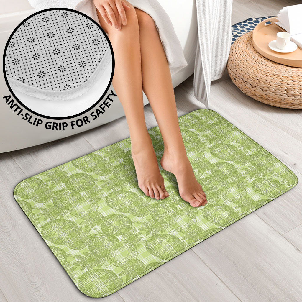 Omaomao Hawaii Breadfruit Palaka Motifs Bathroom Set LT14 - Polynesian Pride