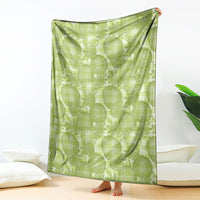 Omaomao Hawaii Breadfruit Palaka Motifs Blanket LT14 - Polynesian Pride