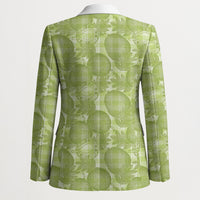 Omaomao Hawaii Breadfruit Palaka Motifs Blazer LT14 - Polynesian Pride