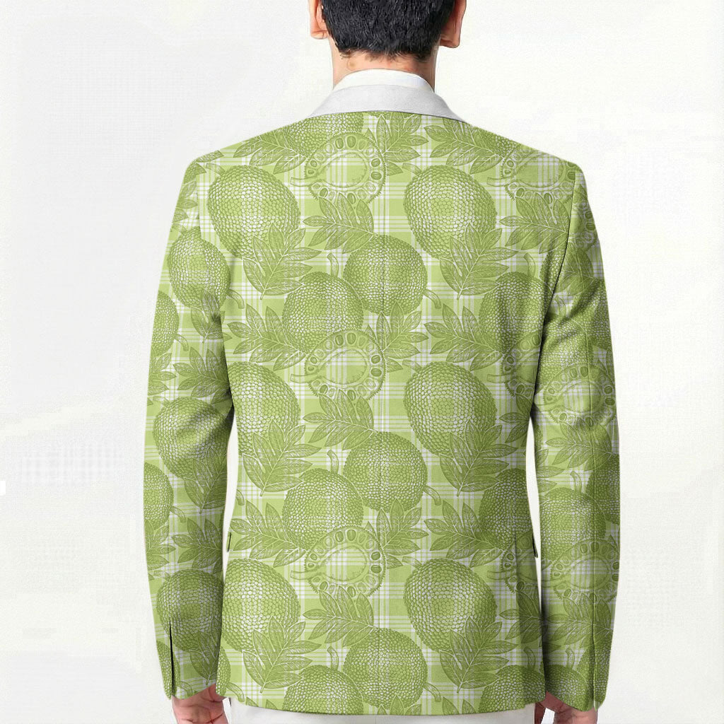 Omaomao Hawaii Breadfruit Palaka Motifs Blazer LT14 - Polynesian Pride