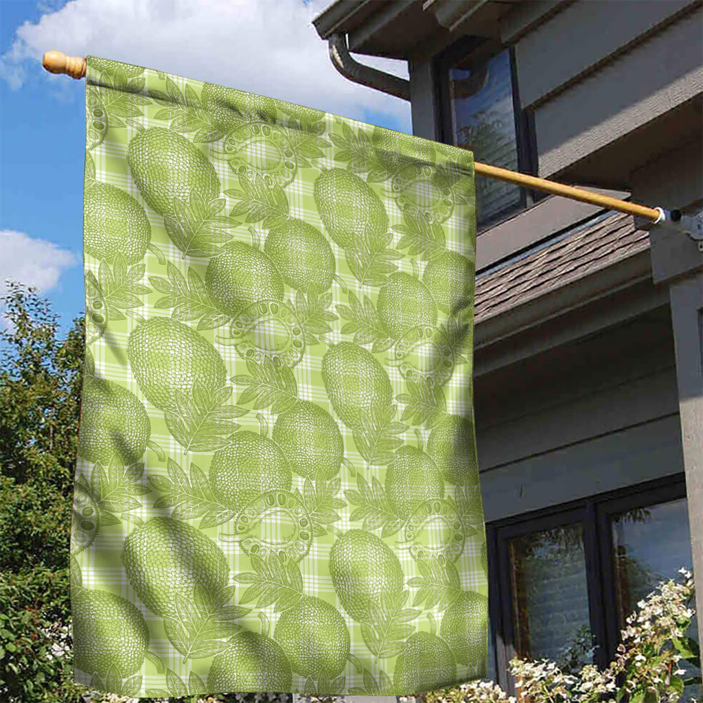 Omaomao Hawaii Breadfruit Palaka Motifs Garden Flag LT14 - Polynesian Pride