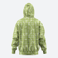 Omaomao Hawaii Breadfruit Palaka Motifs Hoodie LT14 - Polynesian Pride