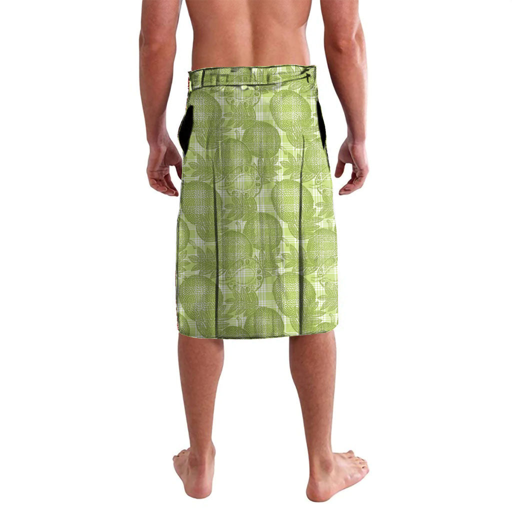 Omaomao Hawaii Breadfruit Palaka Motifs Lavalava LT14 - Polynesian Pride