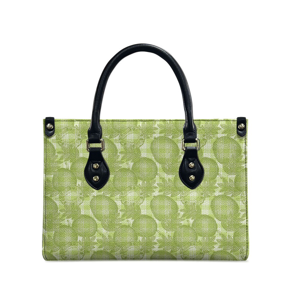 Omaomao Hawaii Breadfruit Palaka Motifs Leather Bag LT14 - Polynesian Pride
