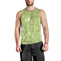 Omaomao Hawaii Breadfruit Palaka Motifs Men Tank Top LT14 - Polynesian Pride