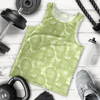 Omaomao Hawaii Breadfruit Palaka Motifs Men Tank Top LT14 - Polynesian Pride