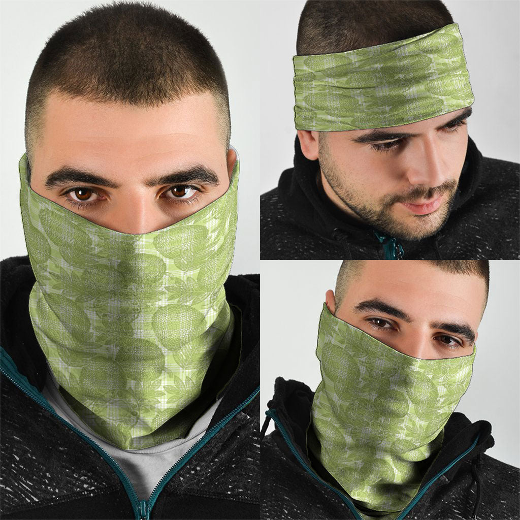 Omaomao Hawaii Breadfruit Palaka Motifs Neck Gaiter LT14 - Polynesian Pride