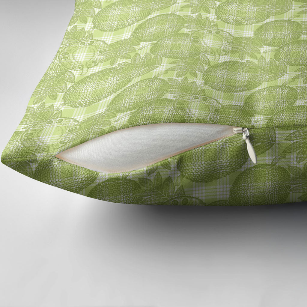 Omaomao Hawaii Breadfruit Palaka Motifs Pillow Cover LT14 - Polynesian Pride