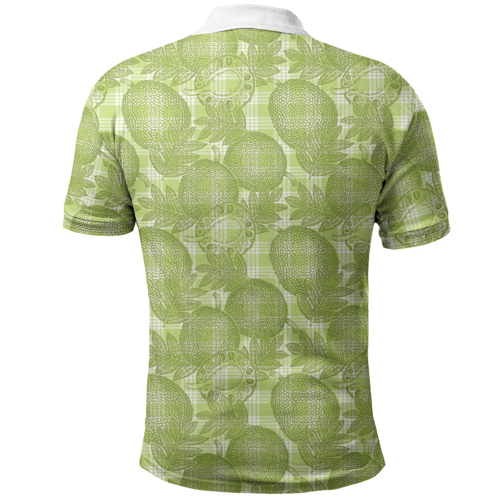 Omaomao Hawaii Breadfruit Palaka Motifs Polo Shirt LT14 - Polynesian Pride