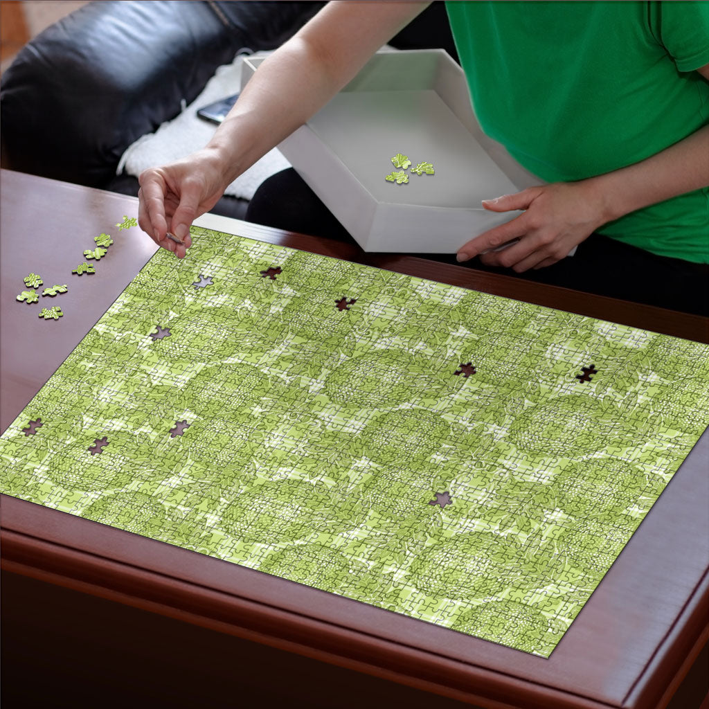 Omaomao Hawaii Breadfruit Palaka Motifs Puzzle LT14 - Polynesian Pride