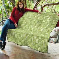 Omaomao Hawaii Breadfruit Palaka Motifs Quilt LT14 - Polynesian Pride