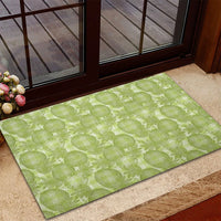 Omaomao Hawaii Breadfruit Palaka Motifs Rubber Doormat LT14 - Polynesian Pride