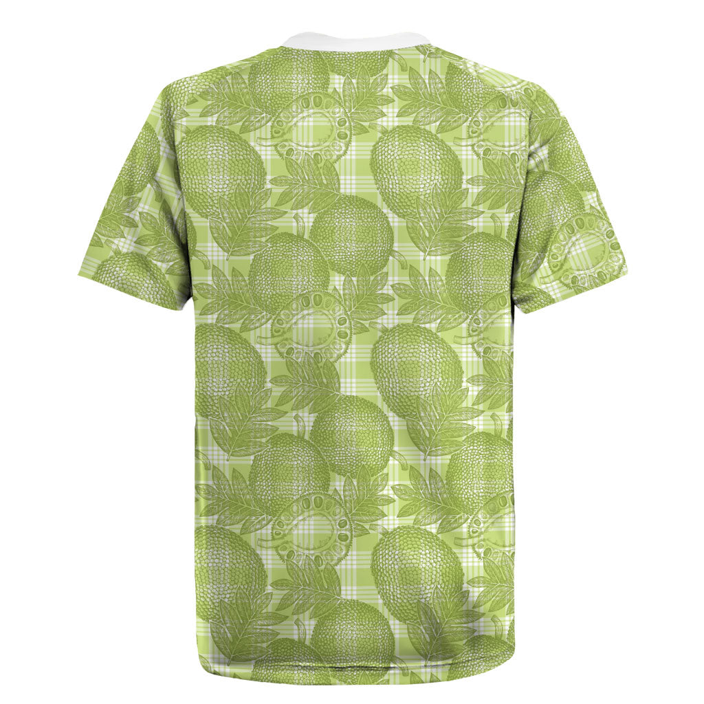 Omaomao Hawaii Breadfruit Palaka Motifs Rugby Jersey LT14 - Polynesian Pride