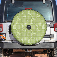 Omaomao Hawaii Breadfruit Palaka Motifs Spare Tire Cover LT14 Green - Polynesian Pride