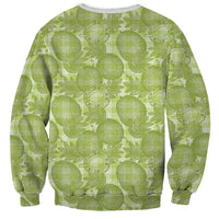 Omaomao Hawaii Breadfruit Palaka Motifs Sweatshirt LT14 - Polynesian Pride