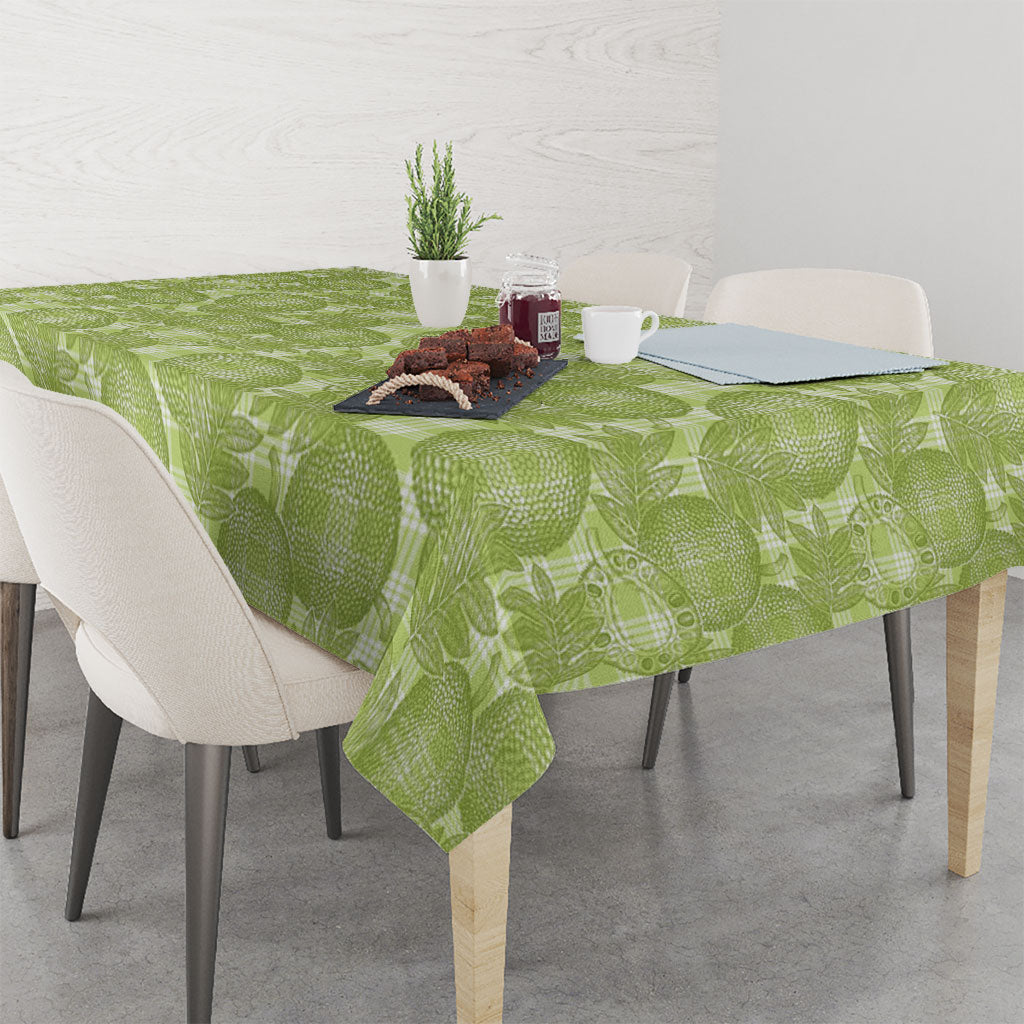 Omaomao Hawaii Breadfruit Palaka Motifs Tablecloth LT14 - Polynesian Pride