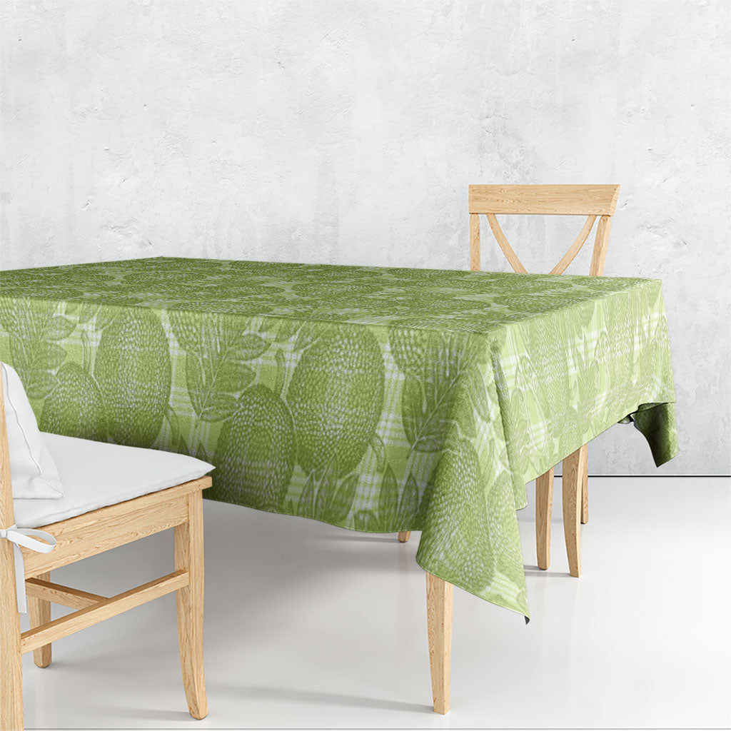 Omaomao Hawaii Breadfruit Palaka Motifs Tablecloth LT14 - Polynesian Pride
