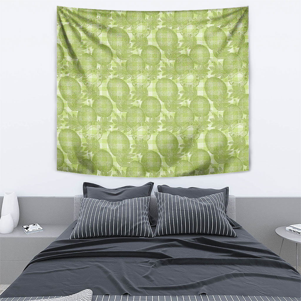 Omaomao Hawaii Breadfruit Palaka Motifs Tapestry LT14 - Polynesian Pride